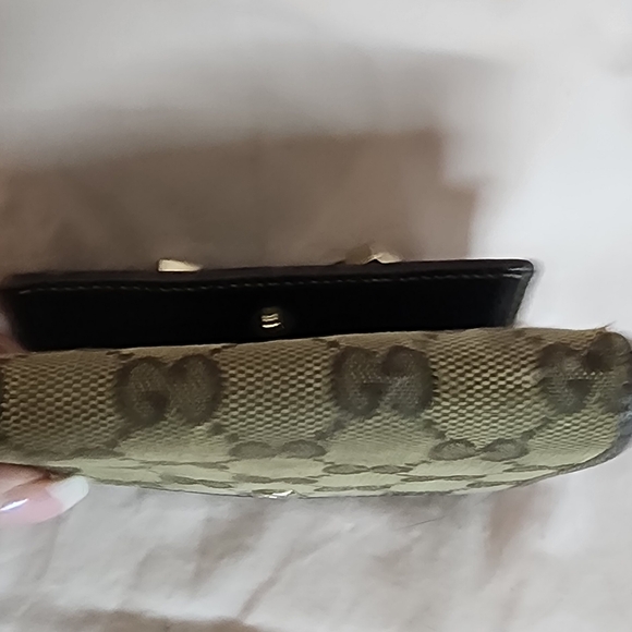 Gucci Monogram Princy Sherry Line Compact Wallet - Picture 5 of 16